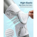 Compression Knob‑Style Knee Brace Professional Sports Knee Support Spring Reinforcement Knee Sleeve