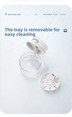 3-in-1 Liftable Invisible Aligner Storage Case, with Mirror & Drain Tray, Universal for Retainers & Dentures