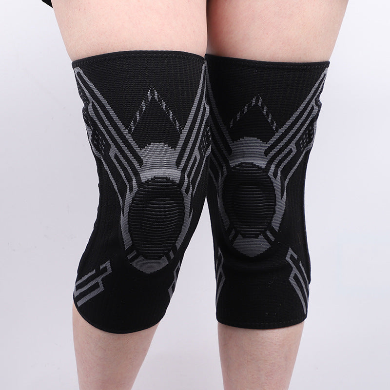 Compression Knob‑Style Knee Brace Professional Sports Knee Support Spring Reinforcement Knee Sleeve